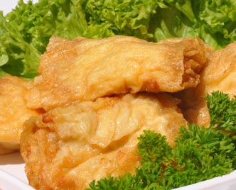 Fried Bean Curd Roll with Fish Paste Per Piece